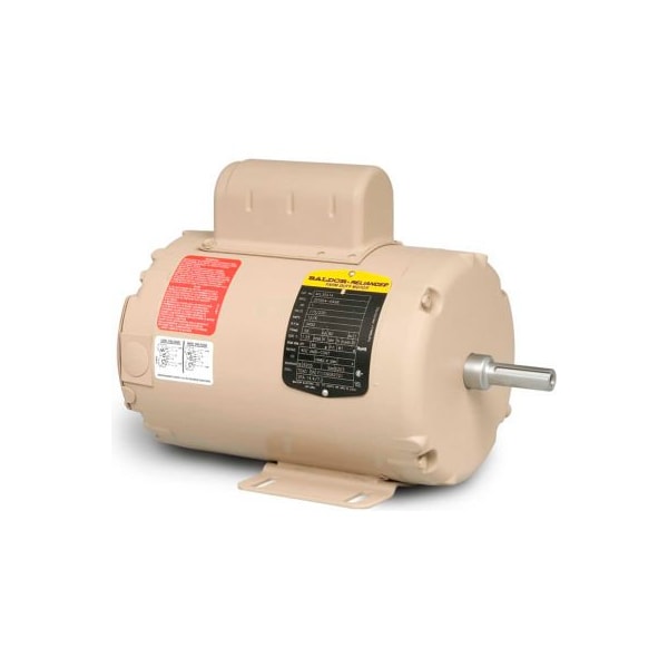 Baldor-Reliance Motor AFL3525A, 1.5HP, 3450RPM, 1PH, 60HZ, 56, 3528L, TEAO, F1 AFL3525A - main